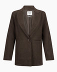 ANOTHER-LABEL BLAZER AVELINE SEPIA
