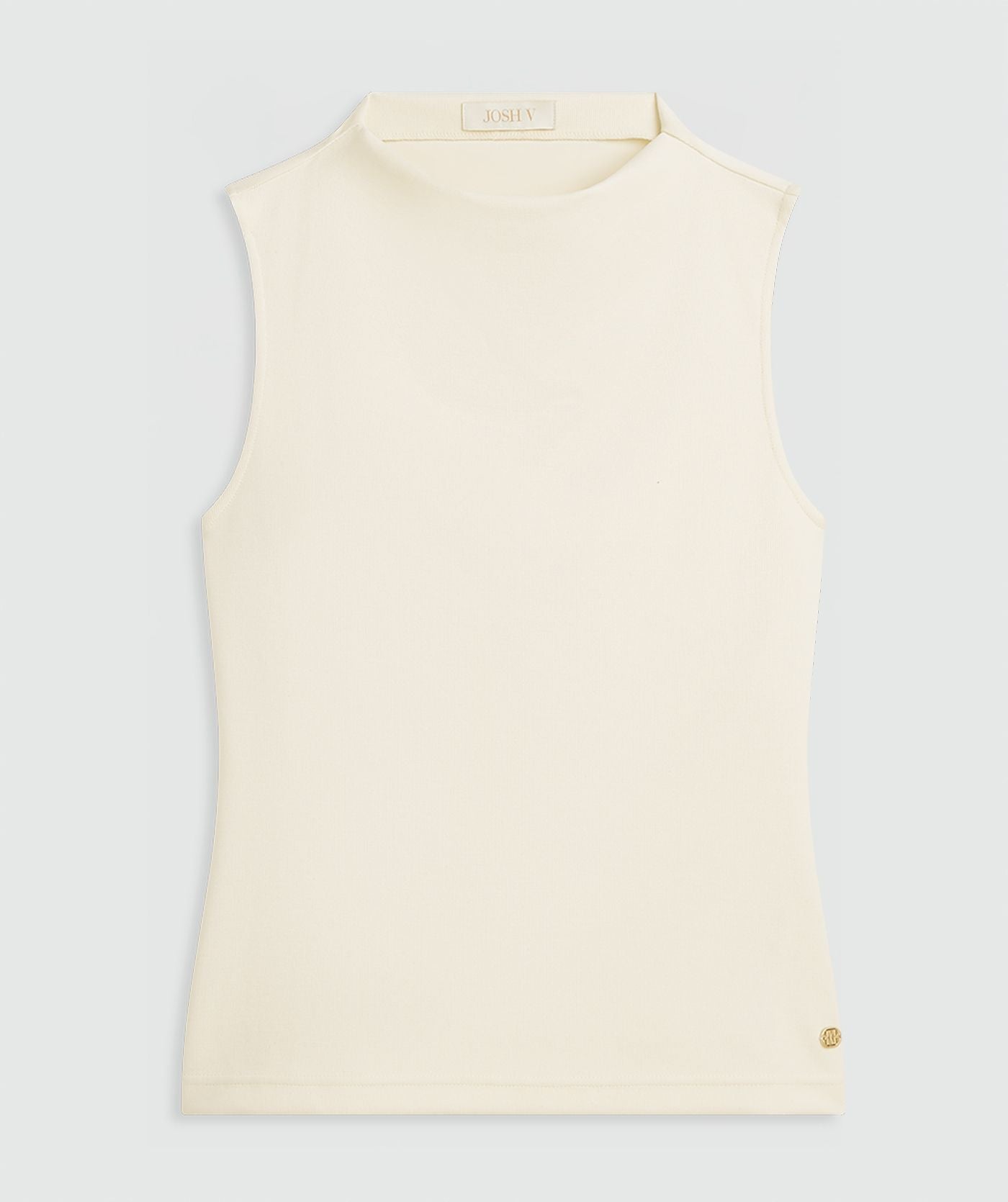 JOSH V TOP BIBI SLIM FIT CREME WHITE