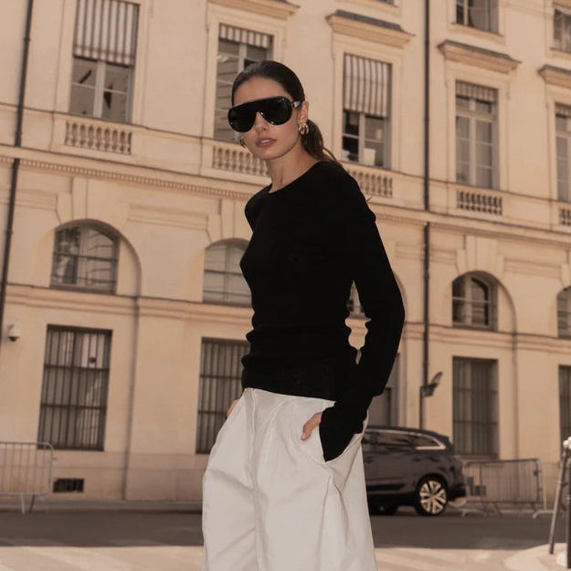 MAISON MÍARÉ TOP THUMP BLACK