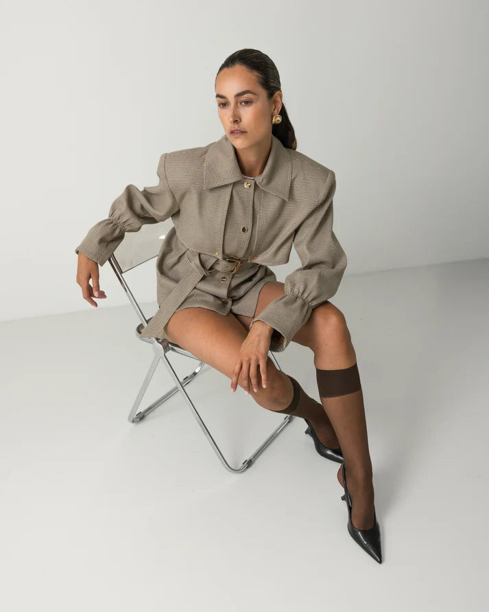 MAISON MÍARÉ BLAZER 3 WAY JACKET CHECK