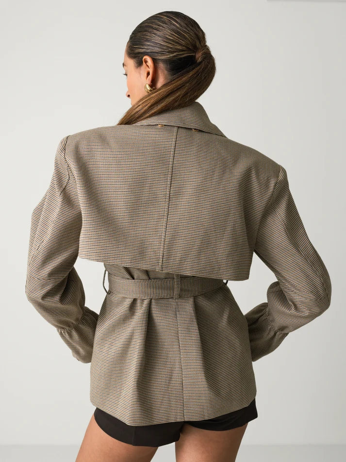 MAISON MÍARÉ BLAZER 3 WAY JACKET CHECK