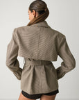 MAISON MÍARÉ BLAZER 3 WAY JACKET CHECK