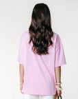 COLOURFUL REBEL T-SHIRT SWEET CHERRY OVERSIZED TEE FRESH PINK