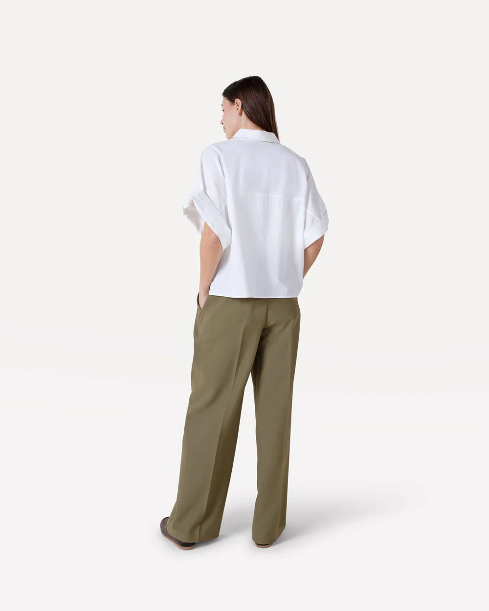 ANOTHER-LABEL PANTS EMMY MARTINI OLIVE