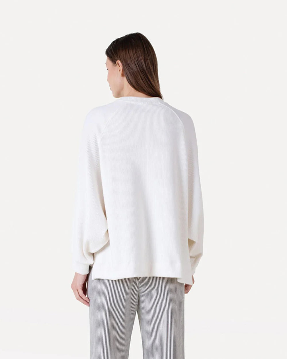 ANOTHER-LABEL SWEATER FLORI SWEAT L/S OFF WHITE