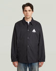 G-STAR RAW MEN OVERSHIRT COACH JACK BLACK
