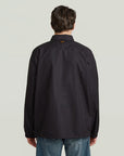 G-STAR RAW MEN OVERSHIRT COACH JACK BLACK
