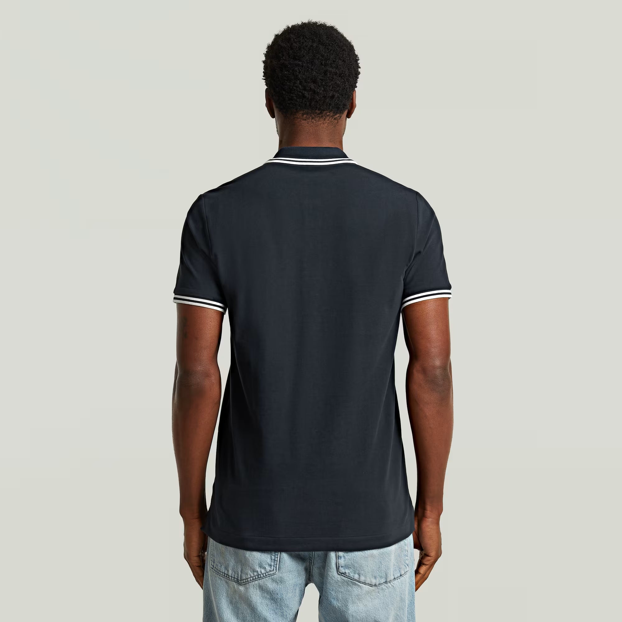 G-STAR RAW MEN POLO DUNDA SLIM STRIPE SALUTE
