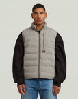 G-STAR RAW MEN BODYWARMER FOUNDATION LINER BEIGE