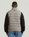 G-STAR RAW MEN BODYWARMER FOUNDATION LINER BEIGE