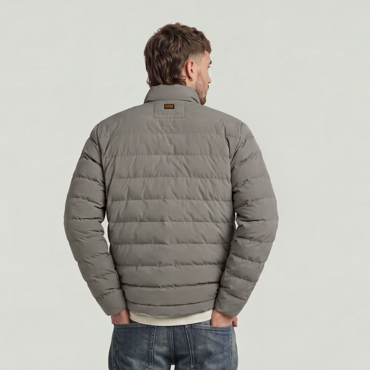 G-STAR RAW MEN JAS FOUNDATION LINER JACK GREY PEWTER