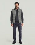 G-STAR RAW MEN BODYWARMER FOUNDATION GREY PEWTER