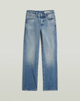 G-STAR RAW WOMEN JEANS G-STRAIGHT FADED BLUE HALITE