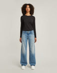 G-STAR RAW WOMEN JEANS JUDEE LOOSE SUN FADED AIR FORCE BLUE