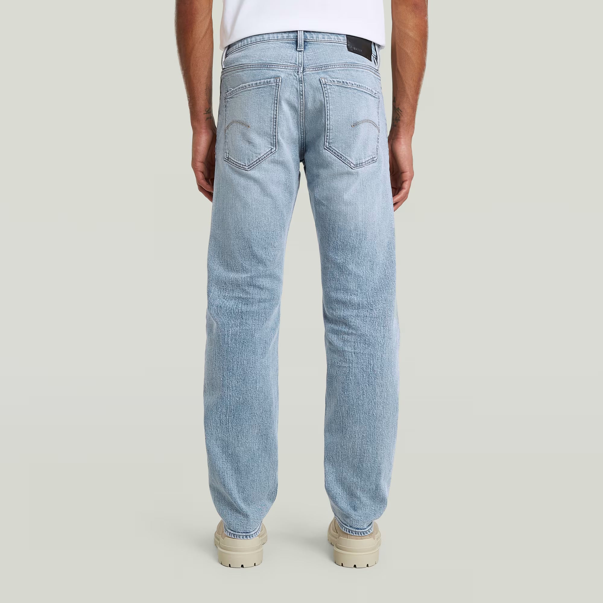 G-STAR RAW MEN JEANS MOSA STRAIGHT SUN FADED CLOUDBURST