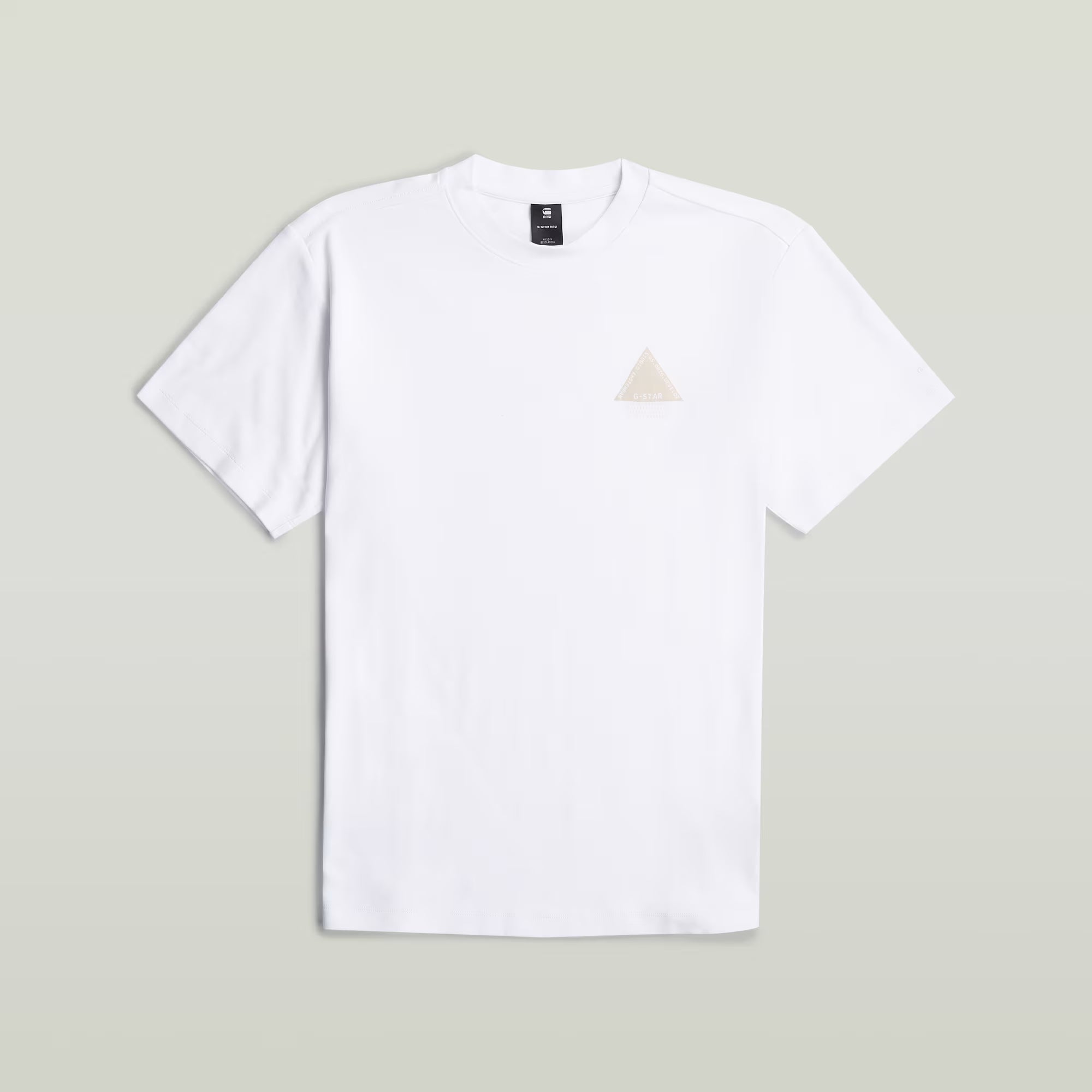 G-STAR RAW MEN T-SHIRT SMALL LOGO WHITE