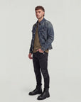 G-STAR RAW MEN SWEATER TRUE REGULAR T-SHIRT DARK KHAKI