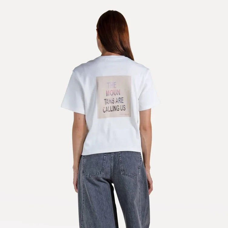 ANOTHER-LABEL T-SHIRT GINA WRITTEN OFF-WHITE