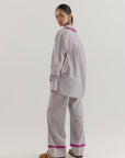 HARPER & YVE PYJAMA NOELLE-SET LUXE BROWN STRIPE
