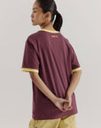 HARPER & YVE T-SHIRT GIMMEMORE-SS WINE BERRY