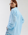 HARPER & YVE BLOUSE MELINA-LS BLUE STRIPE