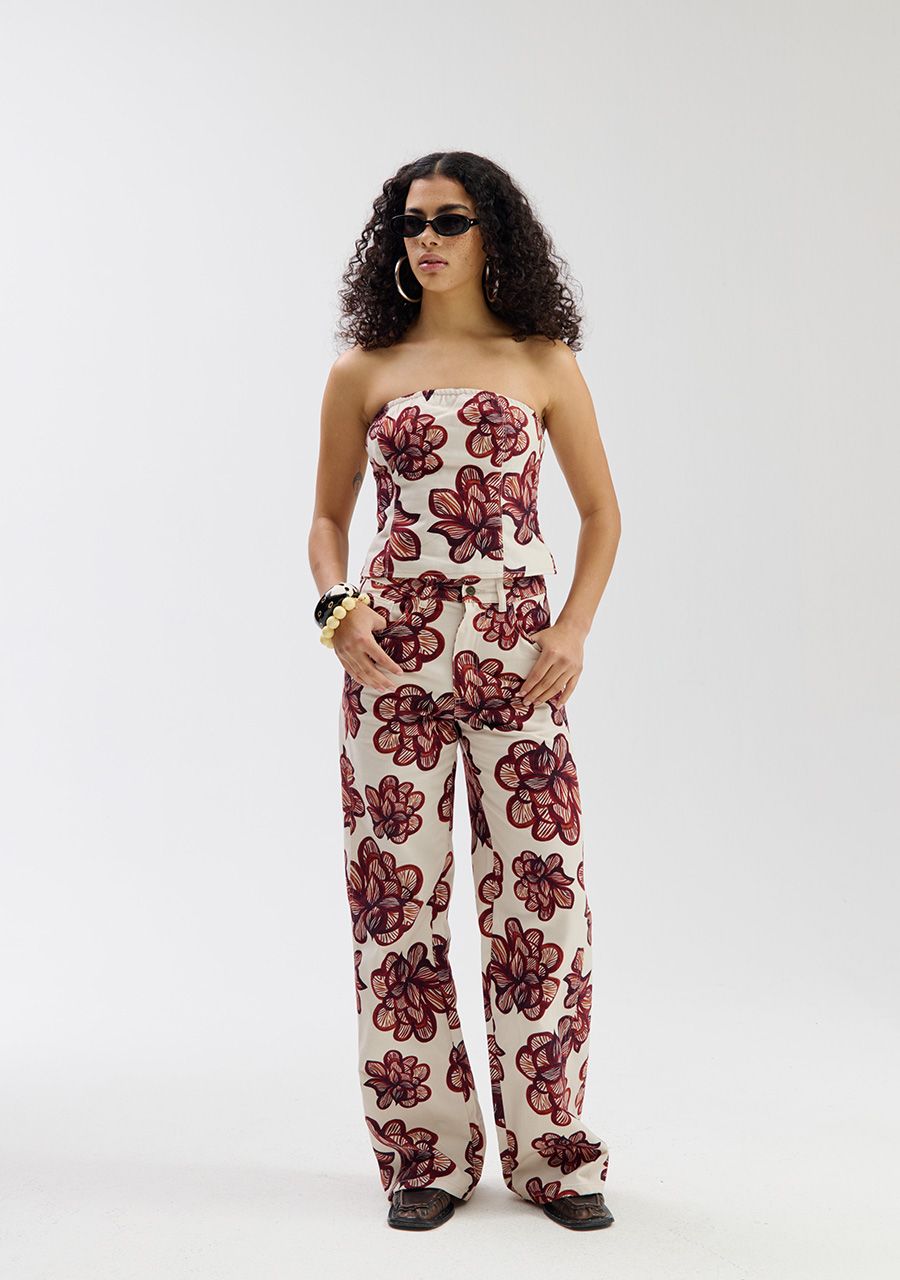 HARPER &amp; YVE JEANS MAYRA-PA DESERT FLOWER ECRU