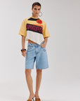 HARPER & YVE SHORT FAYRA-PA DENIM LIGHT BLUE