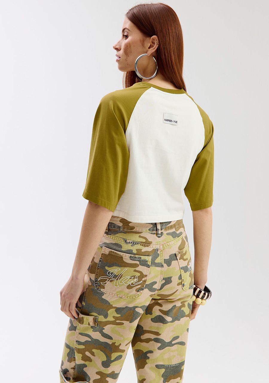 HARPER &amp; YVE T-SHIRT MEXICAN SUMMER-SS AVOCADO