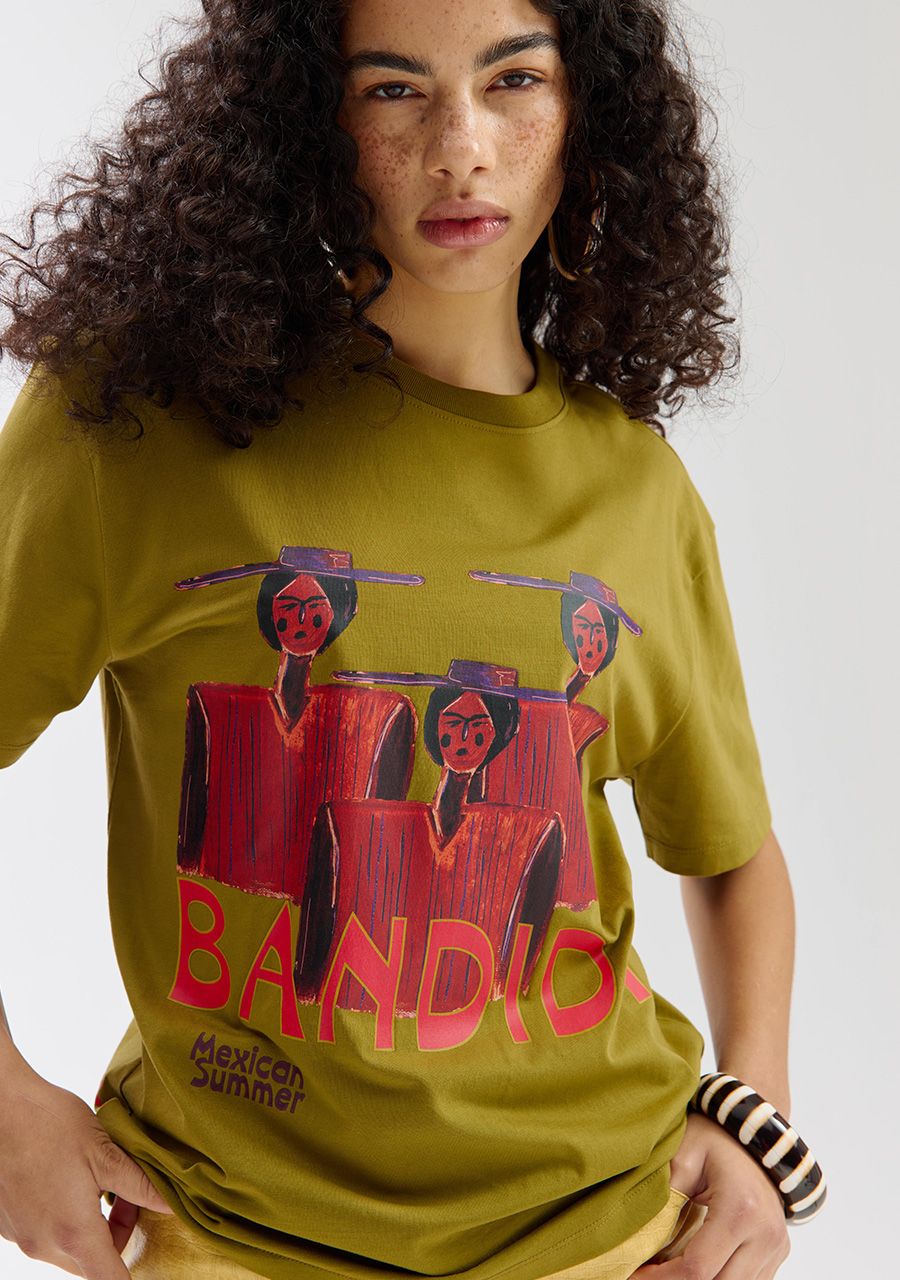 HARPER &amp; YVE T-SHIRT BANDIDA-SS AVOCADO