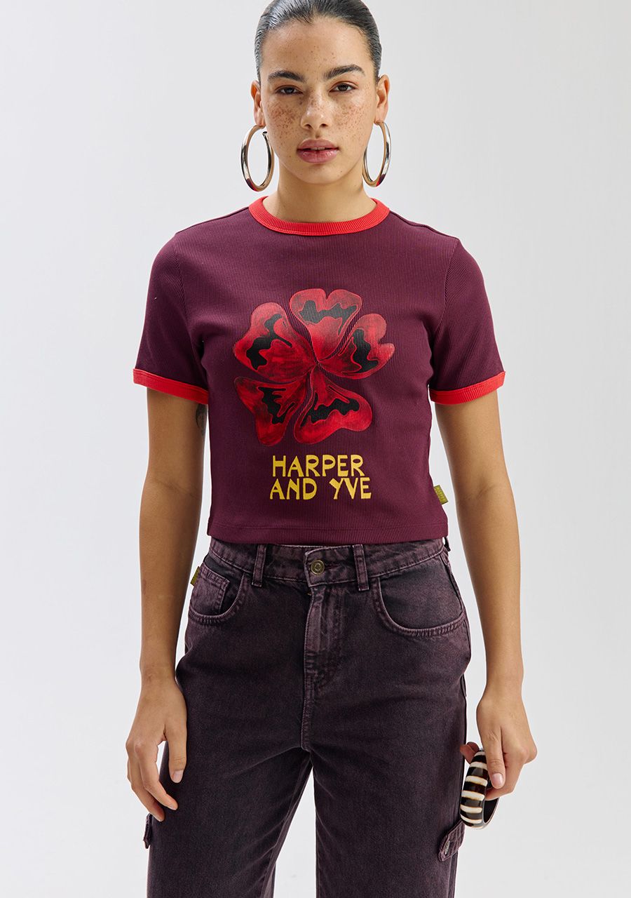 HARPER &amp; YVE T-SHIRT DESERT FLOWER-SS WINETASTING