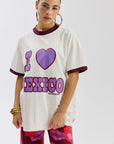 HARPER & YVE T-SHIRT MEXICO-SS ECRU
