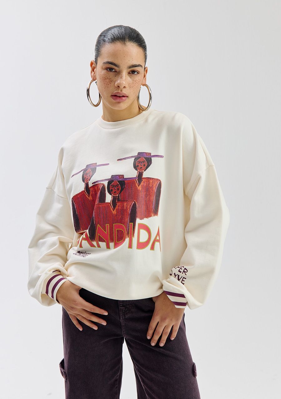 HARPER &amp; YVE SWEATER BANDIDA-SW ECRU