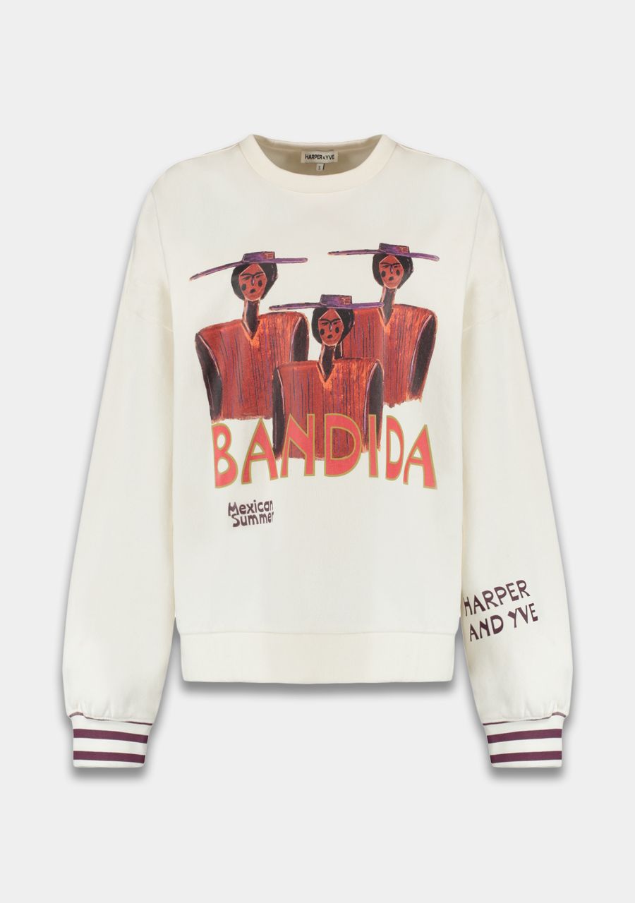 HARPER &amp; YVE SWEATER BANDIDA-SW ECRU