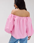 HARPER & YVE BLOUSE LAUREN-LS PINK FAIRYTALE