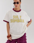 HARPER & YVE T-SHIRT SOL-SS ECRU