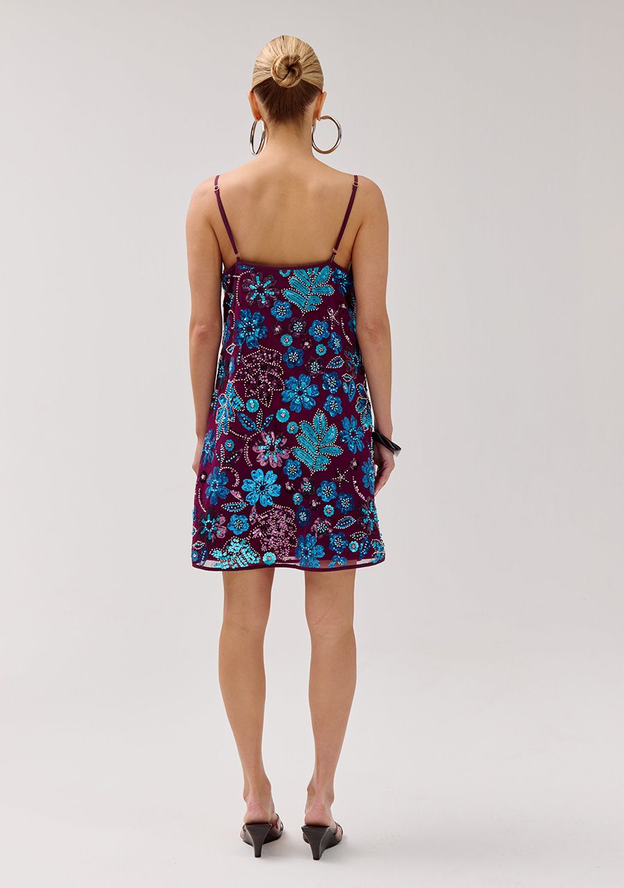HARPER &amp; YVE JURK ROMY-DR CASSIS BLUE SEQUIN