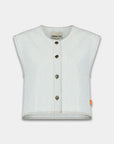HARPER & YVE GILET GILLY LIGHT BLUE