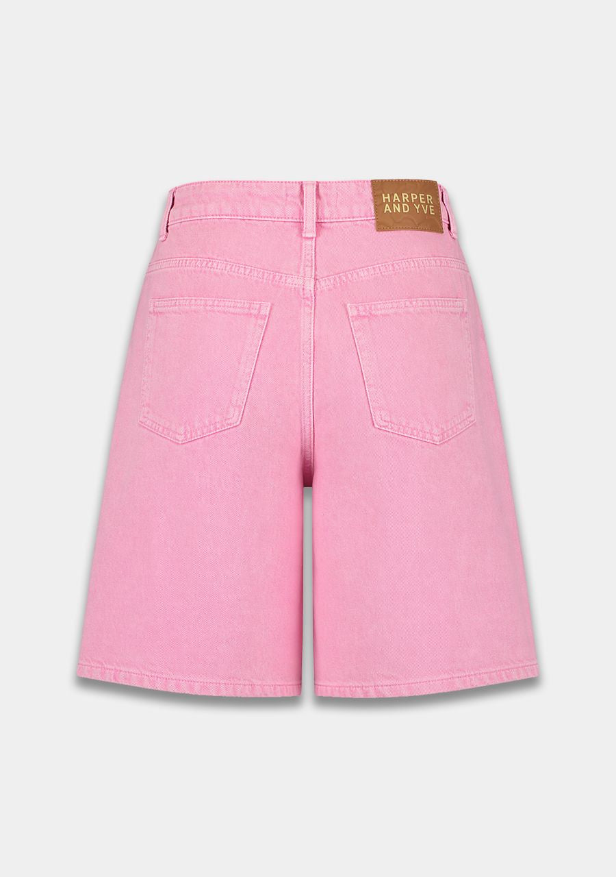 HARPER &amp; YVE SHORT FAYRA DENIM PINK FAIRYTALE