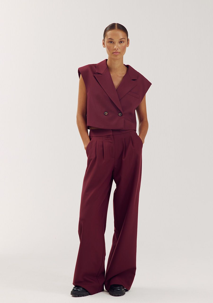 HARPER &amp; YVE PANTS SADIE-PA TIPSY RED
