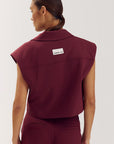 HARPER & YVE GILET ESMEE-GI TIPSY RED