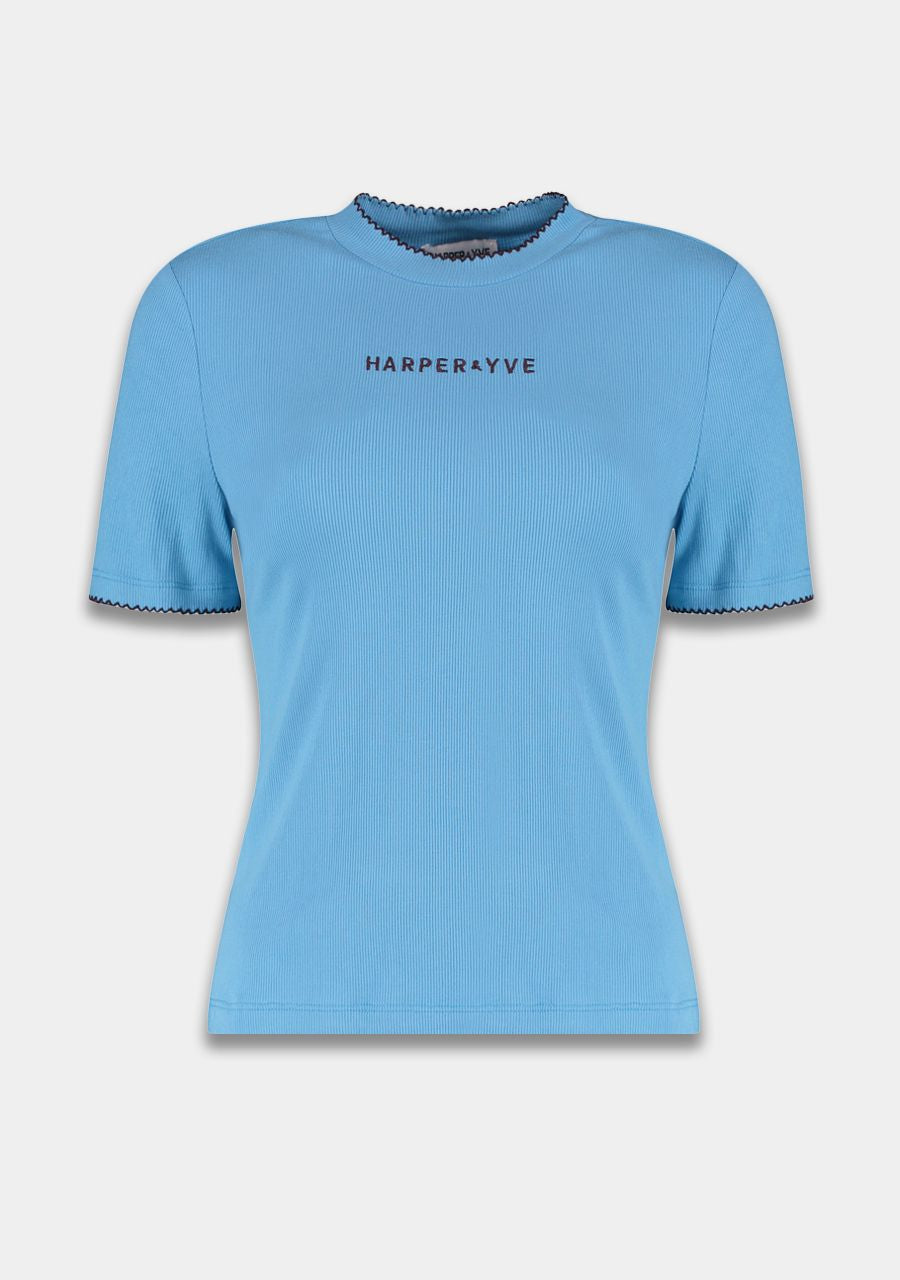 HARPER &amp; YVE TOP CAMMY-SS DAYDREAM BLUE