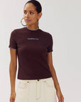 HARPER & YVE T-SHIRT CAMMY-SS HOT FUDGE