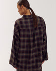 HARPER & YVE BLOUSE JELLA-LS TIPSY RED CHECK