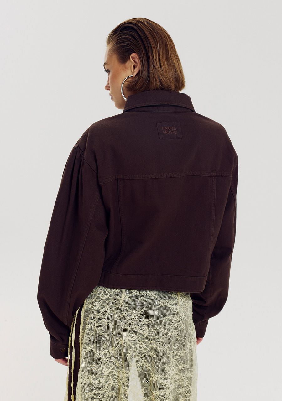 HARPER &amp; YVE JACK NILLOW-JA DENIM HOT FUDGE