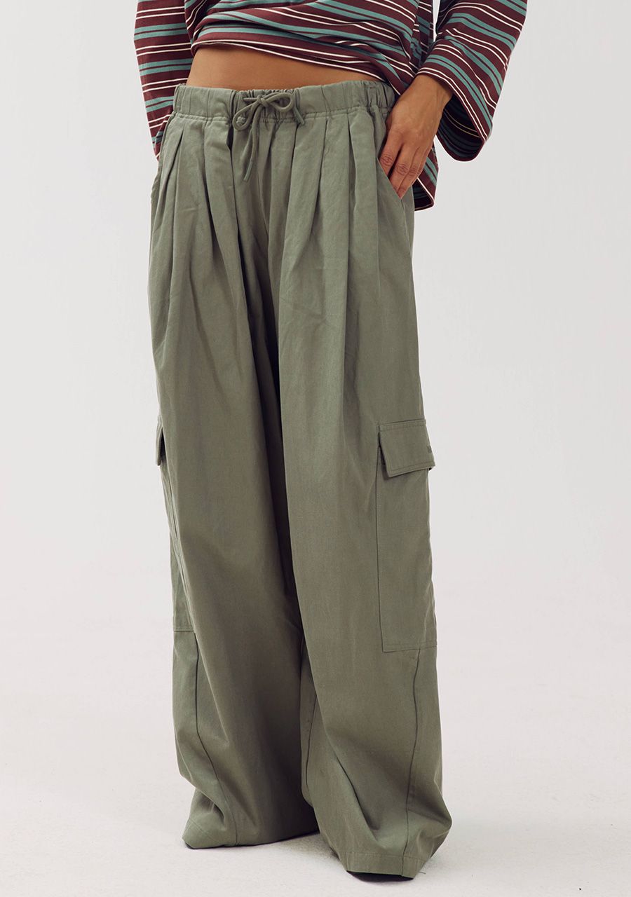 HARPER &amp; YVE PANTS LENNE-PA MUTED MOSS