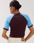 HARPER & YVE T-SHIRT CYRUS-SS HOT FUDGE