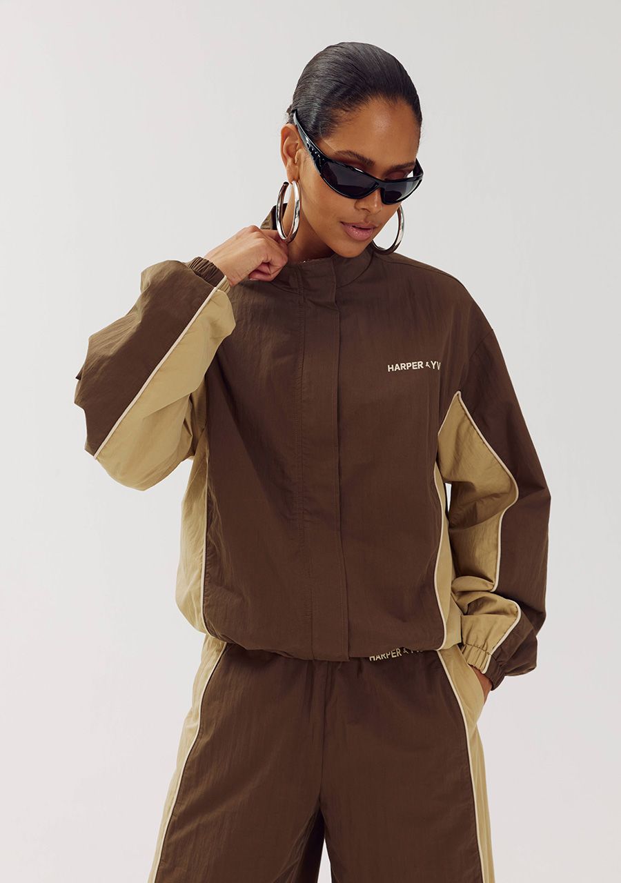 HARPER &amp; YVE JAS JACKSON-JA JACKET MUDDY TAUPE