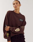 HARPER & YVE SWEATER PATCH-SW HOT FUDGE