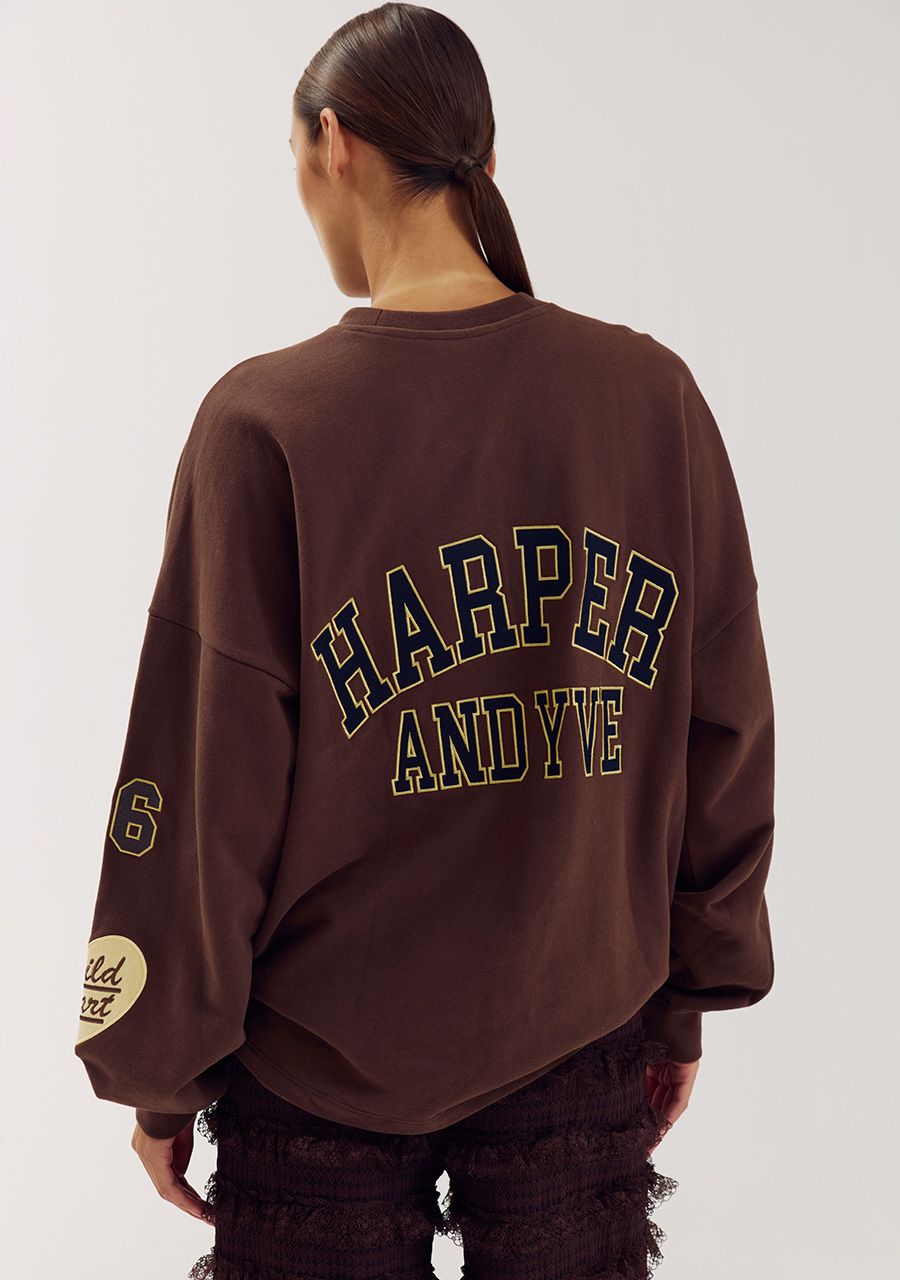 HARPER &amp; YVE SWEATER PATCH-SW HOT FUDGE