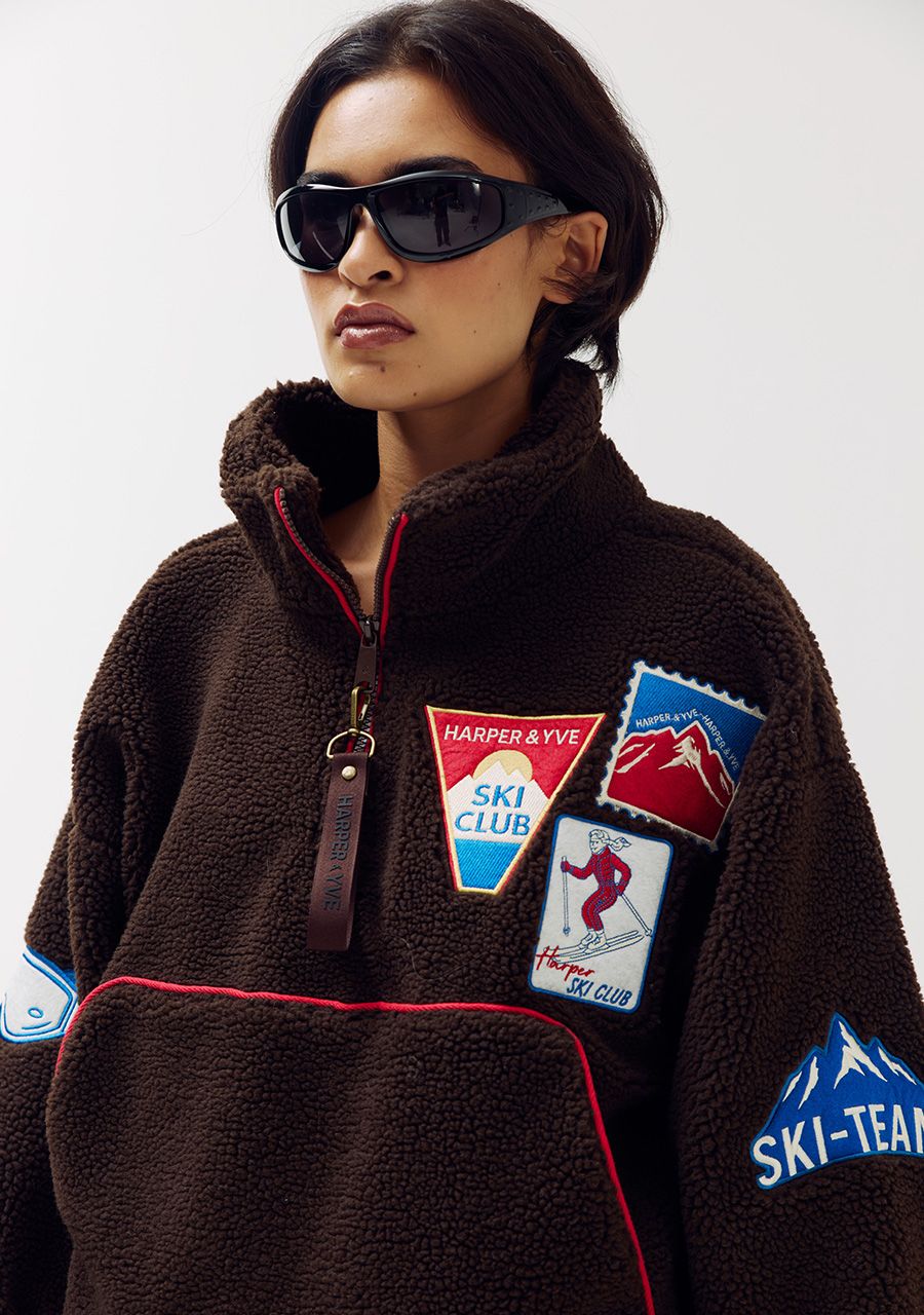 HARPER &amp; YVE PULLOVER DAGMAR-JU HOT FUDGE